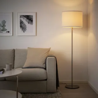 IKEA RINGSTA Abajur, alb, 42 cm