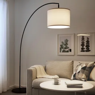 IKEA RINGSTA Abajur, alb, 42 cm