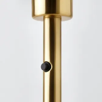 IKEA RINGSTA / SKAFTET Lampadar, alb/alama
