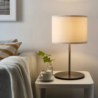 IKEA RINGSTA Abajur, alb, 33 cm