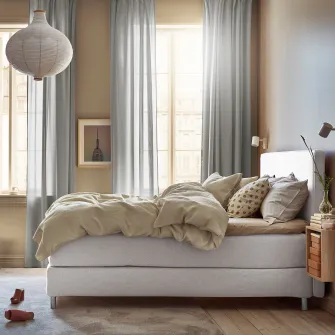 IKEA RISBYN Abajur lustra, forma de ceapa/alb, 57 cm