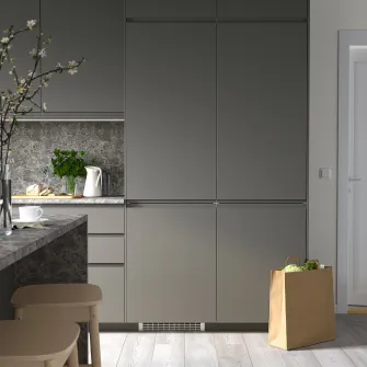 IKEA RISNÄS Frigider/congelator, alb/IKEA 500 integrat, 192/79 l