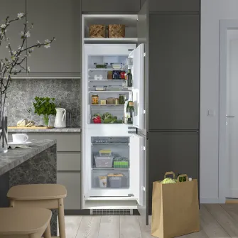 IKEA RÅKALL Frigider/congelator, IKEA 500 integrat, 153/79 l