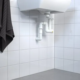 IKEA RÄNNILEN Sifon cu tub flexibil, 1 cuva
