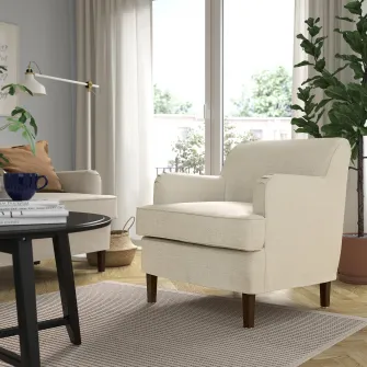 IKEA ROCKSJÖN Fotoliu, Kilanda bej deschis