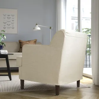 IKEA ROCKSJÖN Fotoliu, Kilanda bej deschis