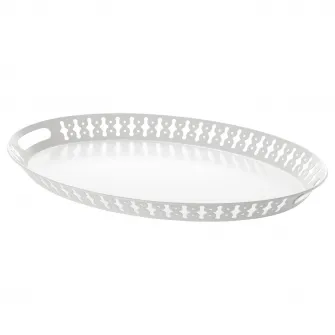 IKEA ROMANTISK Tava, alb, 52x39 cm