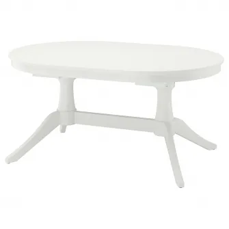 IKEA ROSENTORP Masa extensibila, alb, 160/215x110 cm