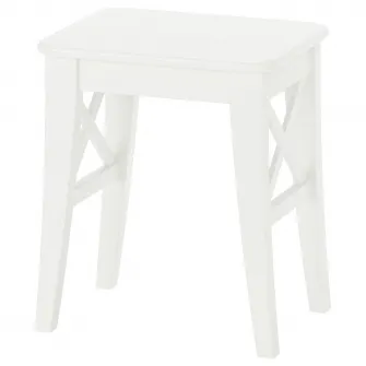 IKEA ROSENTORP Taburet, alb