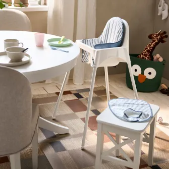 IKEA ROSENTORP Taburet, alb
