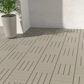 IKEA RUNNEN Podea de exterior, bej, 0.81 m²