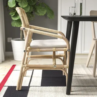 IKEA SALNÖ Scaun cu brate, ratan