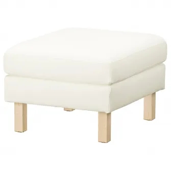 IKEA SALTSJÖBADEN Husa taburet, Blekinge alb
