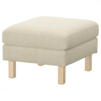 IKEA SALTSJÖBADEN Husa taburet, Fridtuna bej deschis
