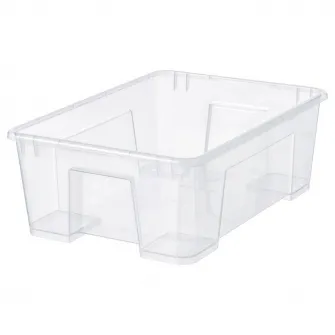 IKEA SAMLA Cutie, trnsp, 39x28x14 cm/11 l