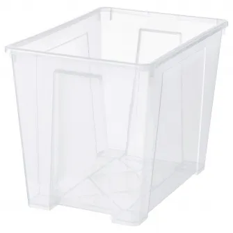 IKEA SAMLA Cutie, trnsp, 56x39x42 cm/65 l