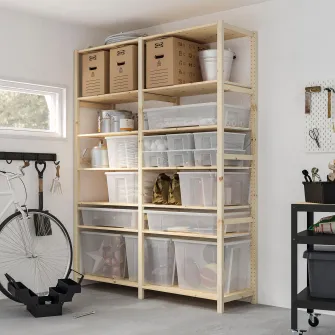 IKEA SAMLA Cutie, trnsp, 56x39x28 cm/45 l