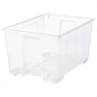 IKEA SAMLA Cutie, trnsp, 78x56x43 cm/130 l