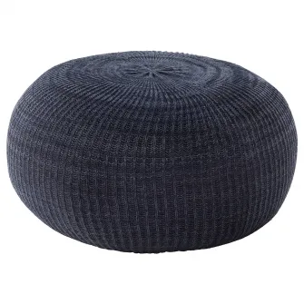 IKEA SANDARED Pouf, albastru inchis, 71 cm