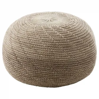 IKEA SANDARED Pouf, bej, 45 cm