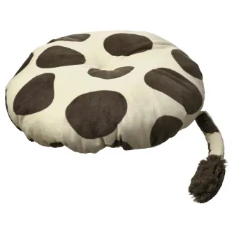 IKEA SANDLÖPARE Husa taburet, bej maro/model girafa, 38 cm
