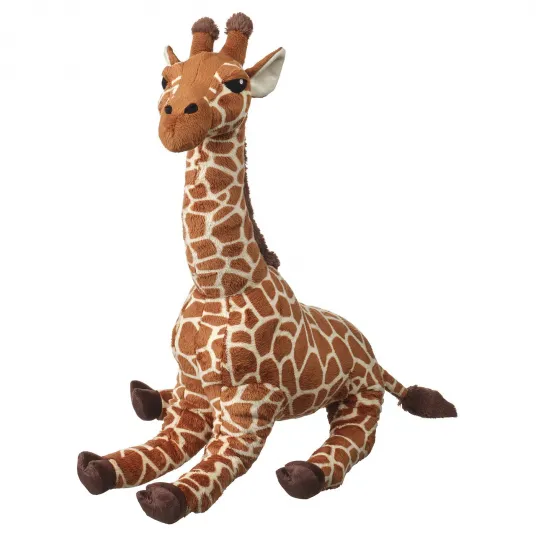IKEA SANDLÖPARE Jucarie de plus, girafa/maro, 70 cm