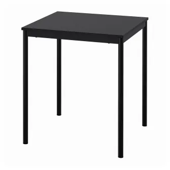 IKEA SANDSBERG Masa, negru, 67x67 cm