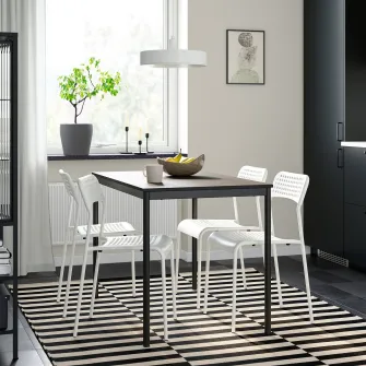 IKEA SANDSBERG Scaun, alb