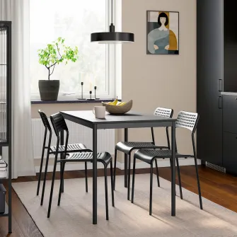 IKEA SANDSBERG Scaun, negru