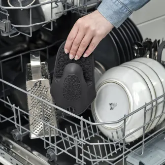 IKEA SANDVIVA Manusa bucatarie, silicon/gri inchis