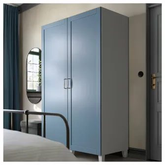 IKEA SANNIDAL Usa, albastru, 60x180 cm