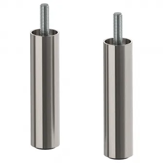 IKEA ÖSARP Picior 2 buc/set, aspect inox, 10 cm
