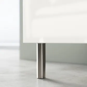 IKEA ÖSARP Picior 2 buc/set, aspect inox, 10 cm