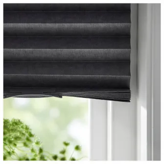 IKEA SCHOTTIS Stor opac, gri inchis, 100x190 cm