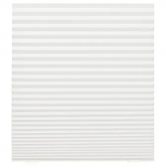 IKEA SCHOTTIS Stor plisat, alb, 90x190 cm