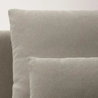 IKEA SÖDERHAMN Canapea 4 locuri cu sezlong, capat deschis Fridtuna/bej deschis