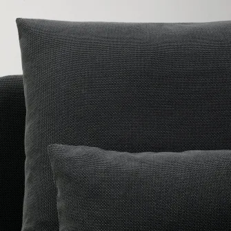 IKEA SÖDERHAMN Canapea colt, 4 locuri, capat deschis/Fridtuna gri inchis