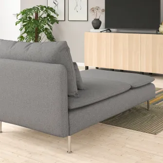IKEA SÖDERHAMN Sezlong, Tonerud gri