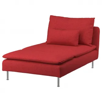 IKEA SÖDERHAMN Sezlong, Tonerud rosu