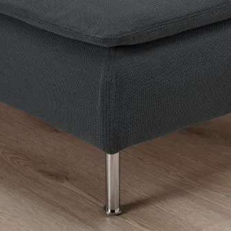 IKEA SÖDERHAMN Taburet, Fridtuna gri inchis