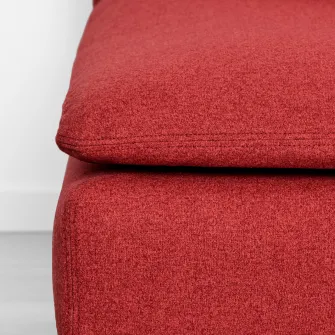 IKEA SÖDERHAMN Taburet, Tonerud rosu