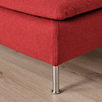 IKEA SÖDERHAMN Taburet, Tonerud rosu