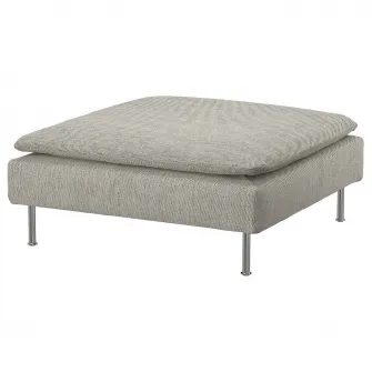 IKEA SÖDERHAMN Taburet, Viarp bej/maro