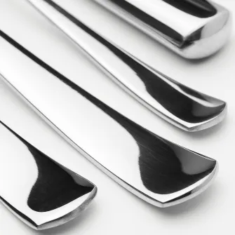 IKEA SEDLIG Set tacamuri, 24 piese, inox
