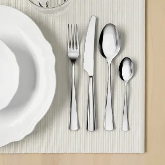 IKEA SEDLIG Set tacamuri, 24 piese, inox