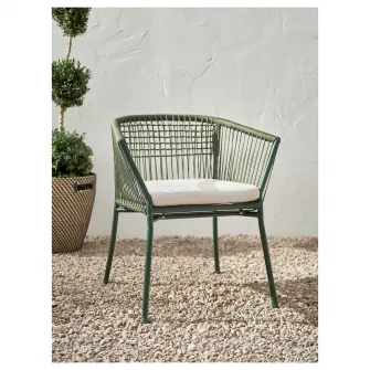 IKEA SEGERÖN Scaun cu brate, exterior, verde inchis/Frösön/Duvholmen bej