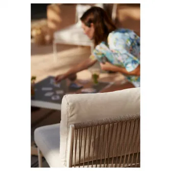IKEA SEGERÖN Sectiune sezut canapea mdl, ext, alb/bej/Frösön/Duvholmen bej