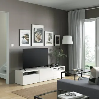 IKEA SELSVIKEN Front sertar, lucios alb, 60x26 cm