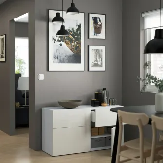 IKEA SELSVIKEN Front usa/sertar, lucios alb, 60x38 cm