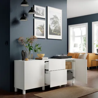 IKEA SELSVIKEN Front usa/sertar, lucios alb, 60x38 cm